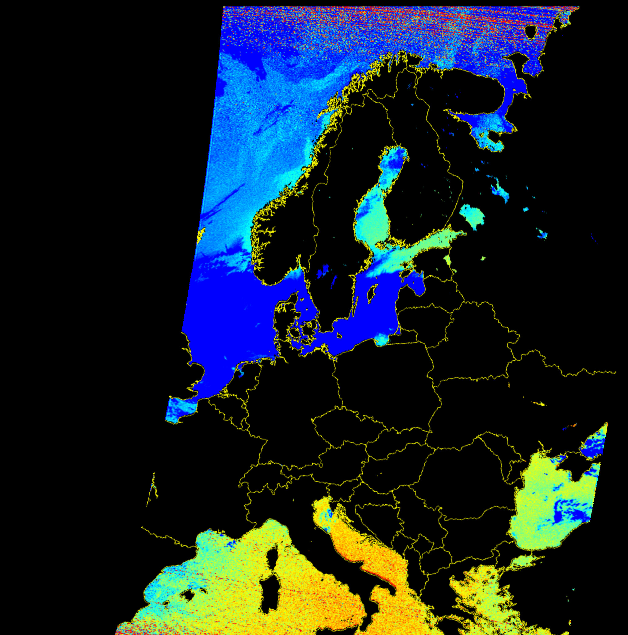 NOAA 15-20240713-063728-Sea_Surface_Temperature_projected