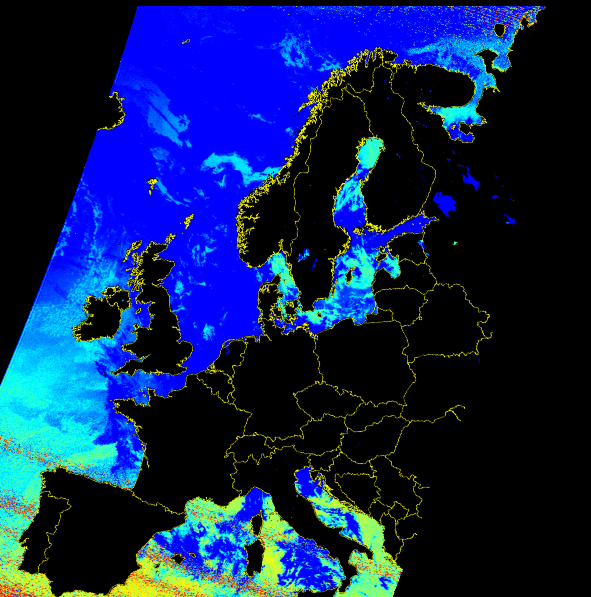 NOAA 19-20240703-092622-Sea_Surface_Temperature_projected