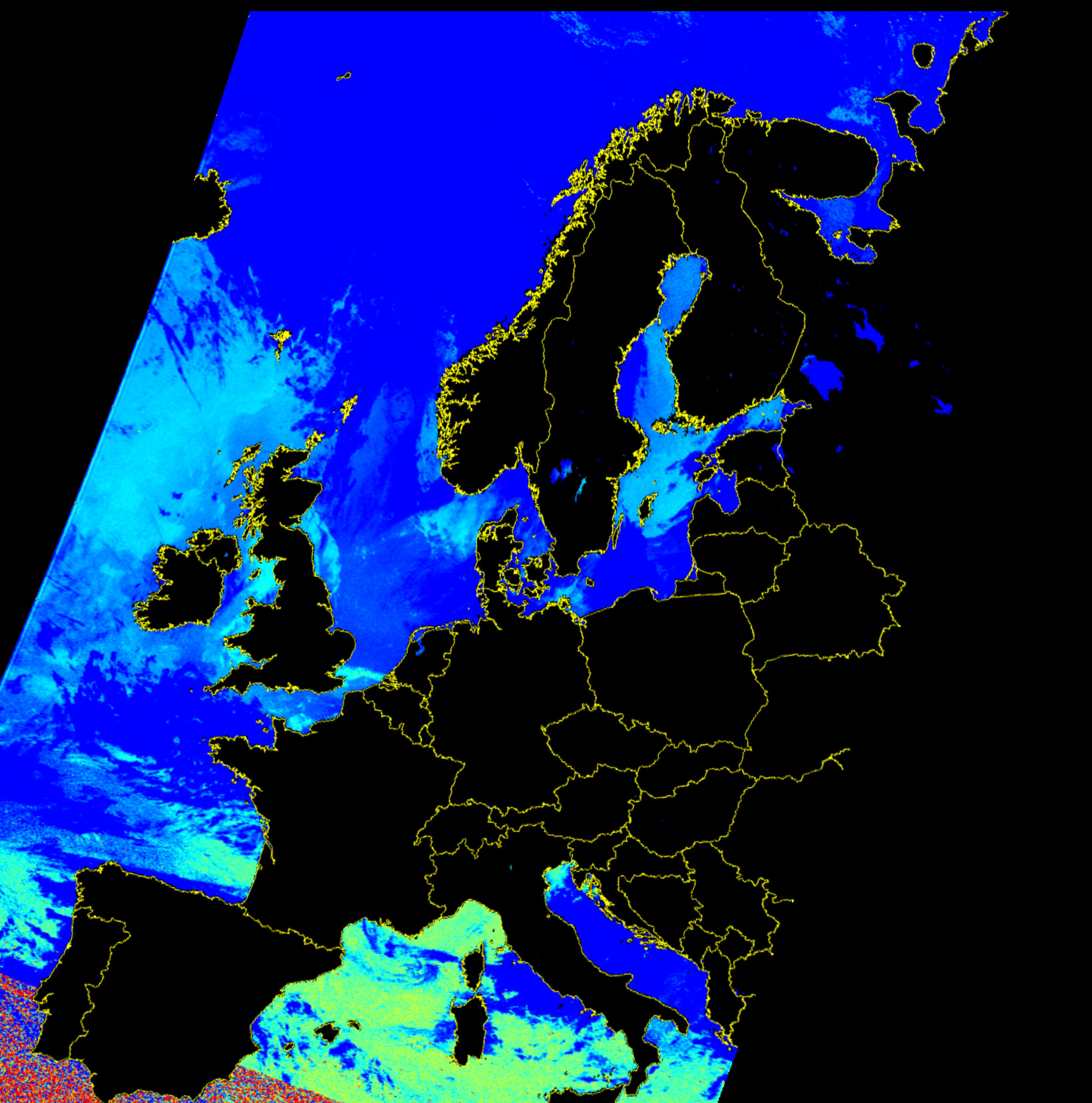 NOAA 19-20241114-101502-Sea_Surface_Temperature_projected